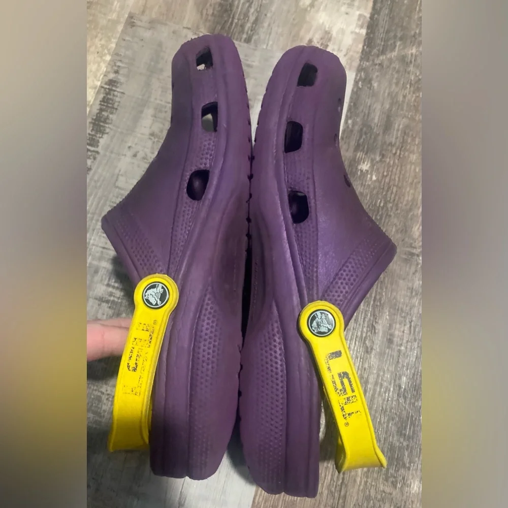 LSU crocs - Picture 4 of 8